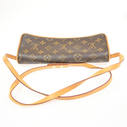Louis Vuitton Twin Handbag Monogram Canvas, BROWN, CANVAS, Clutche & pouche
