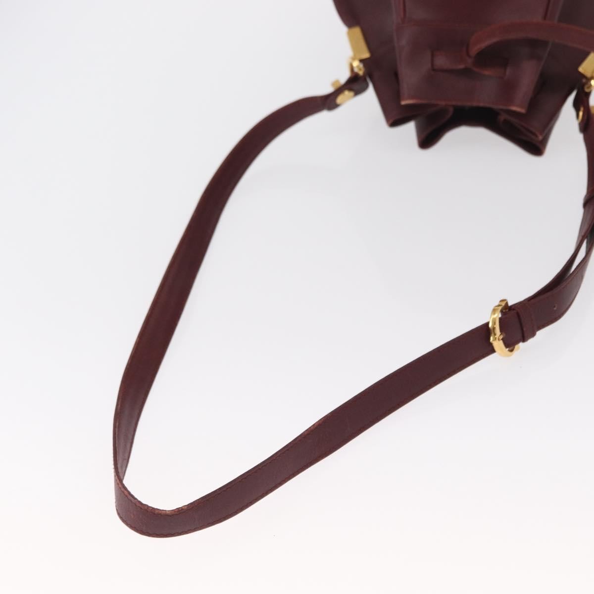 cartier Must de cartier bag Leather, BURGUNDY, LEATHER, Shoulder bag