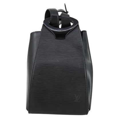 Louis Vuitton Minuit Handbag Epi Leather, BLACK, LEATHER, Shoulder bag