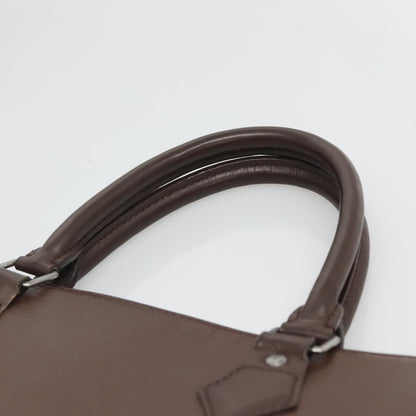 Louis Vuitton Sac Plat Bag Epi Leather, BROWN, LEATHER, Handbag