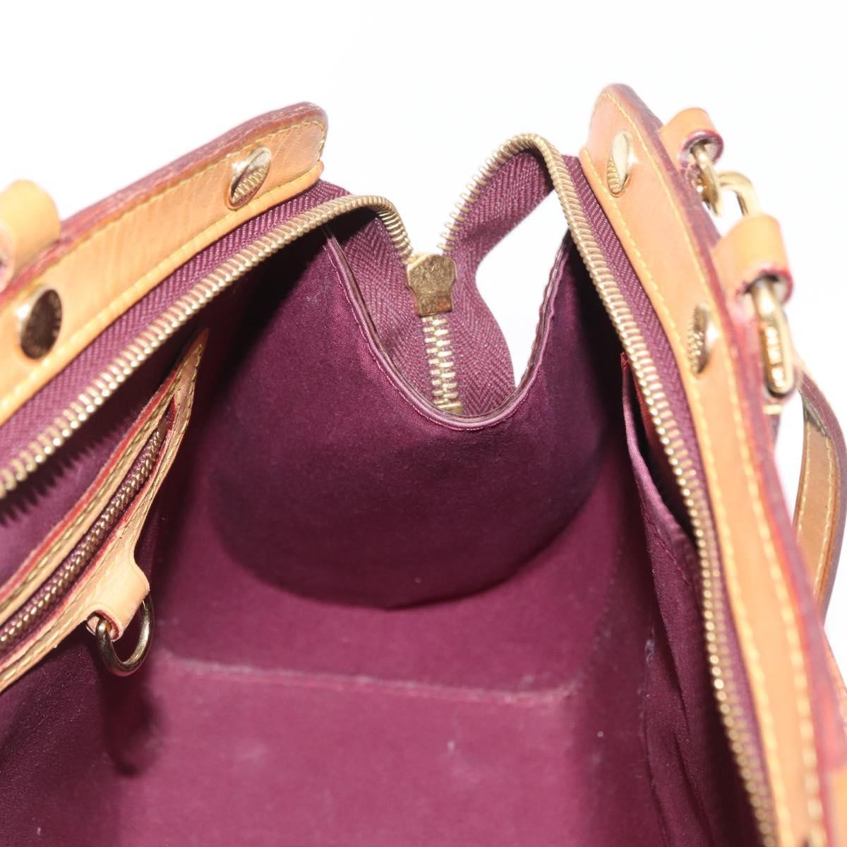 Louis Vuitton Brea Handbag Monogram Vernis, BURGUNDY, PATENT_LEATHER, Handbag