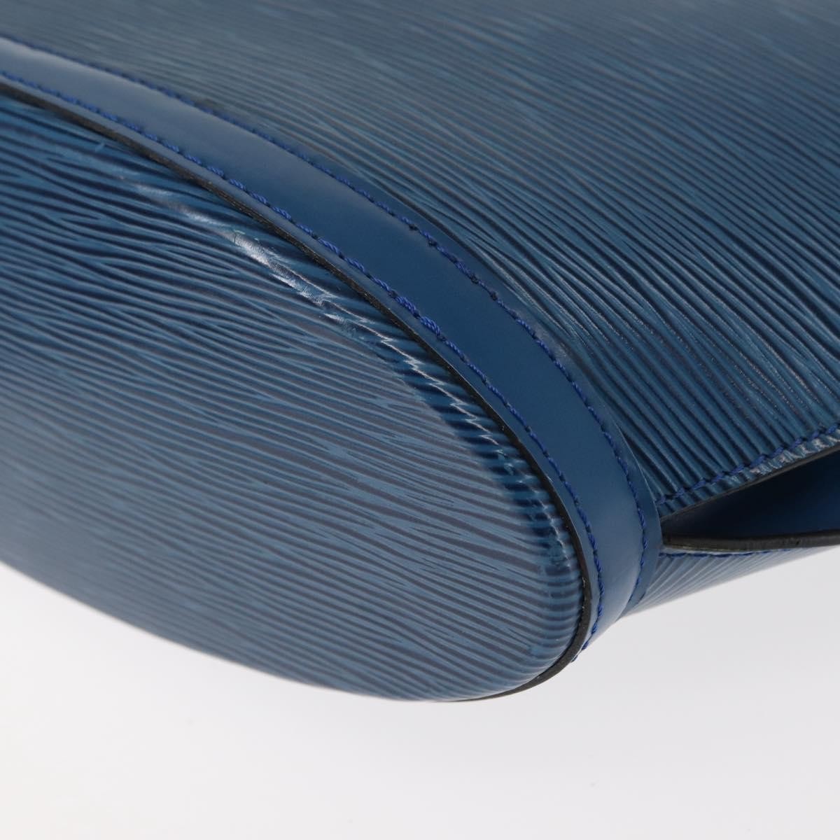 Louis Vuitton Saint Jacques Handbag Epi Leather, BLUE, LEATHER, Shoulder bag