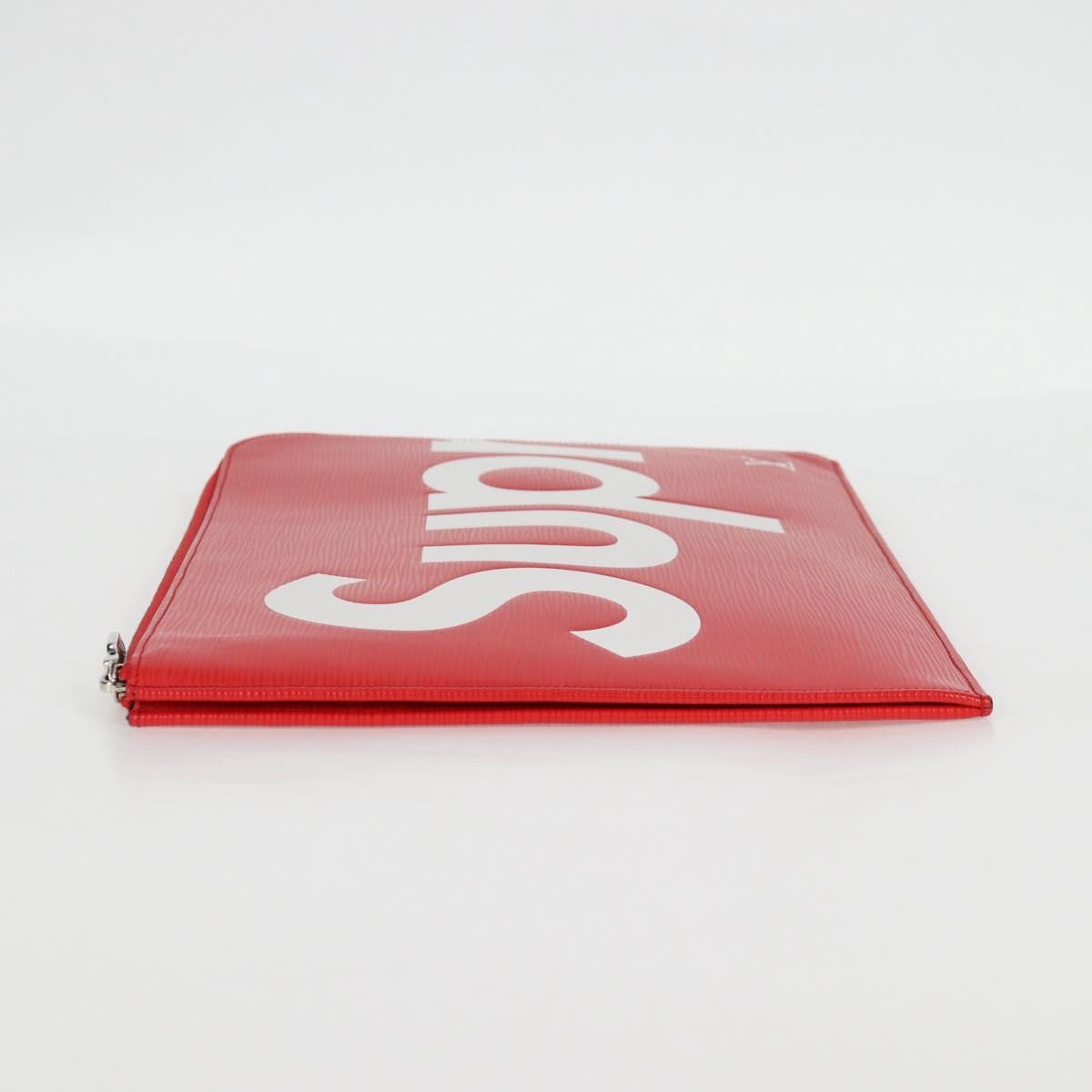 Louis Vuitton Pochette Jour Limited Edition Supreme Epi Leather, RED, LEATHER, Clutche & pouche
