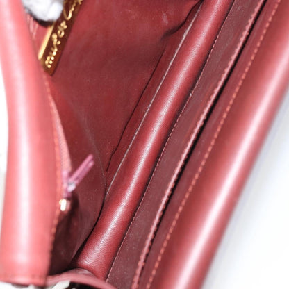 cartier Must de Cartier Shoulder Bag Leather, BURGUNDY, LEATHER, Shoulder bag