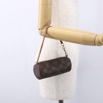Louis Vuitton Papillon Pochette Monogram Canvas, BROWN, CANVAS, Clutche & pouche