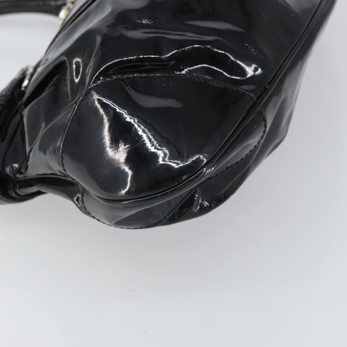Salvatore Ferragamo Marisa Crossbody Patent leather, BLACK, PATENT_LEATHER, Handbag