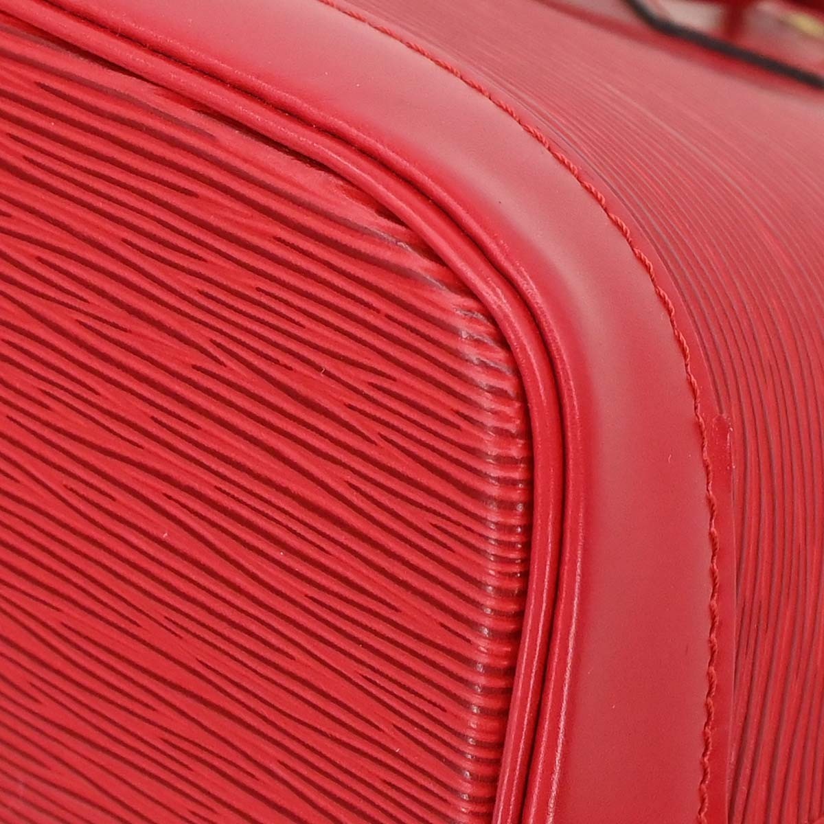 Louis Vuitton Alma Handbag Epi Leather, Red, Leather, Handbag