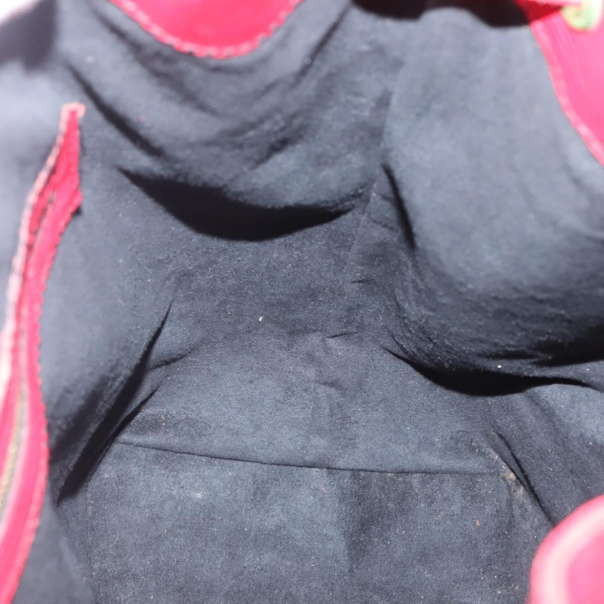 Louis Vuitton Petit Noe Handbag Epi Leather, RED, LEATHER, Shoulder bag