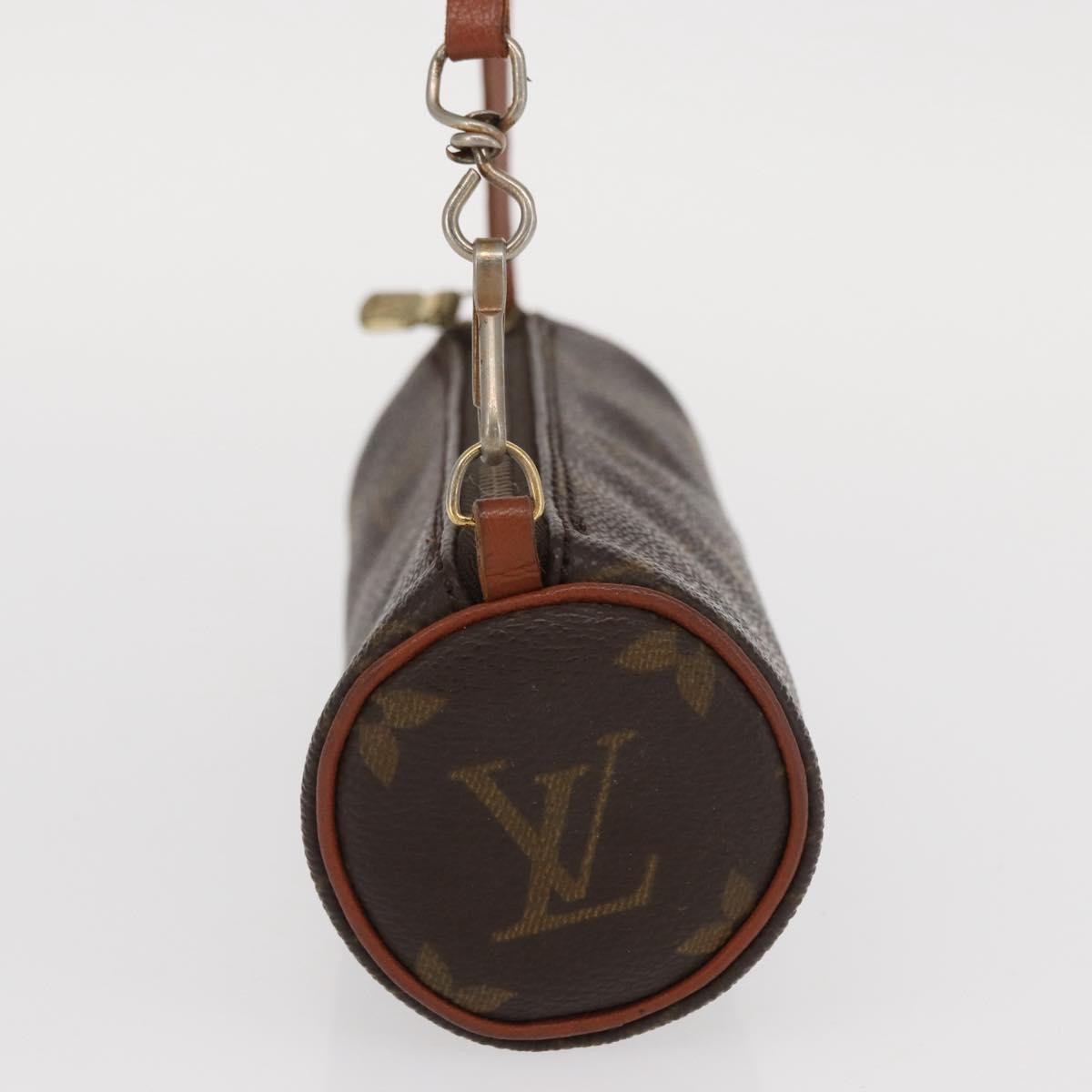 Louis Vuitton Papillon Pochette Monogram Canvas, BROWN, CANVAS, Clutche & pouche