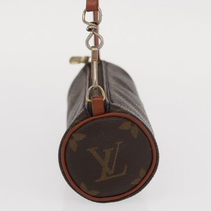 Louis Vuitton Papillon Pochette Monogram Canvas, BROWN, CANVAS, Clutche & pouche