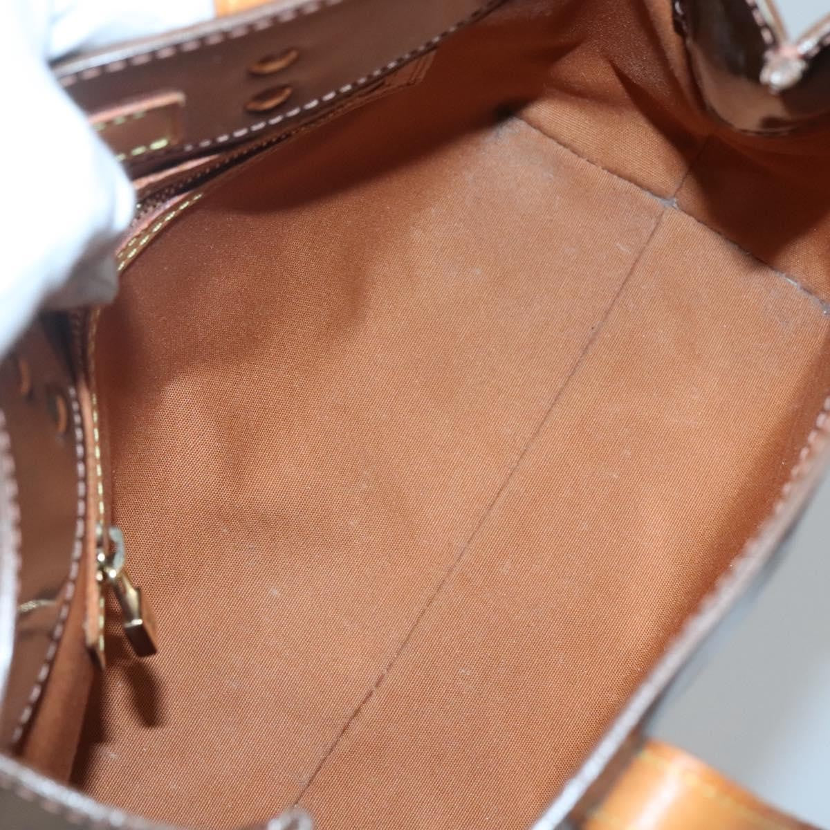 Louis Vuitton Reade Handbag Monogram Vernis, BROWN, PATENT_LEATHER, Handbag