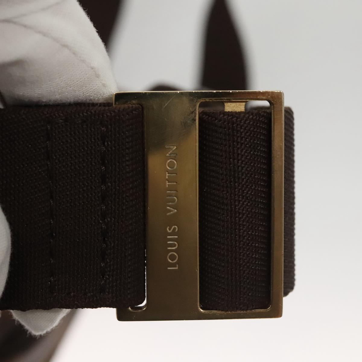 Louis Vuitton Geronimos Waist Bag Damier, BROWN, CANVAS, Travel bag