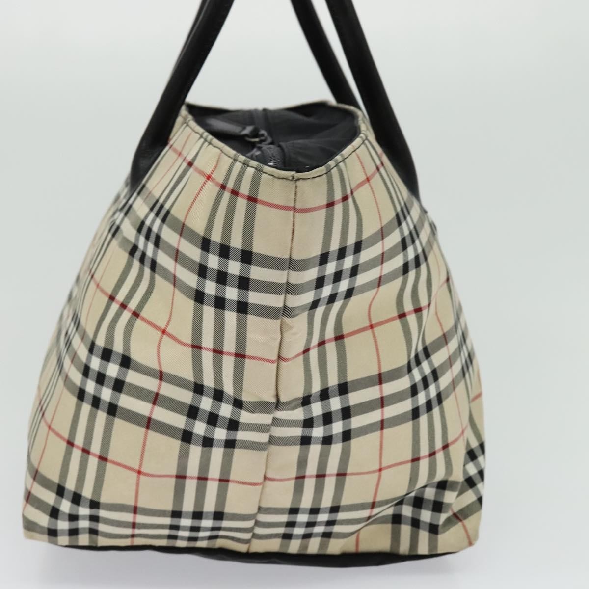 Burberry Nova Check Tote Nylon, BEIGE, NYLON, Tote bag