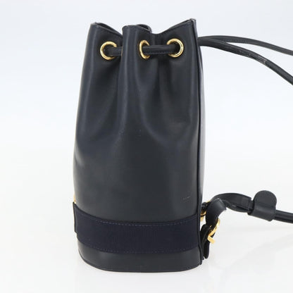 Salvatore Ferragamo Vala Backpack Leather, NAVY, LEATHER, Backpack