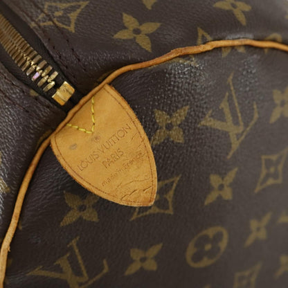 Louis Vuitton Keepall Bag Monogram Canvas, BROWN, CANVAS, Travel bag