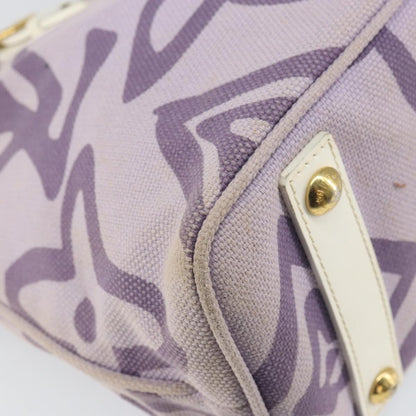 Louis Vuitton Tahitienne Cabas Canvas, PURPLE, CANVAS, Tote bag