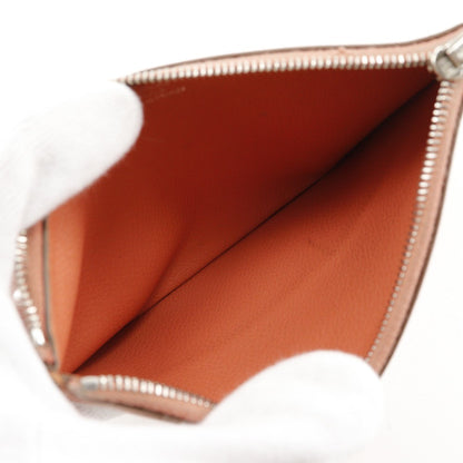 Hermes Dogon Duo Combined Wallet Leather, PINK, LEATHER, Wallets