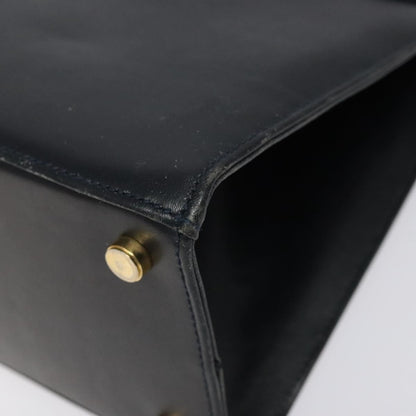 Salvatore Ferragamo Convertible Vara Bow Tote Leather, NAVY, LEATHER, Tote bag