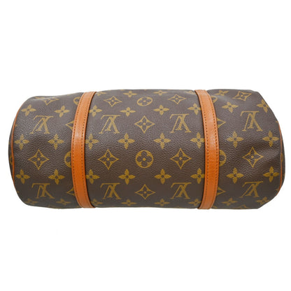 Louis Vuitton Papillon Handbag Monogram Canvas, Brown, Canvas, Handbag