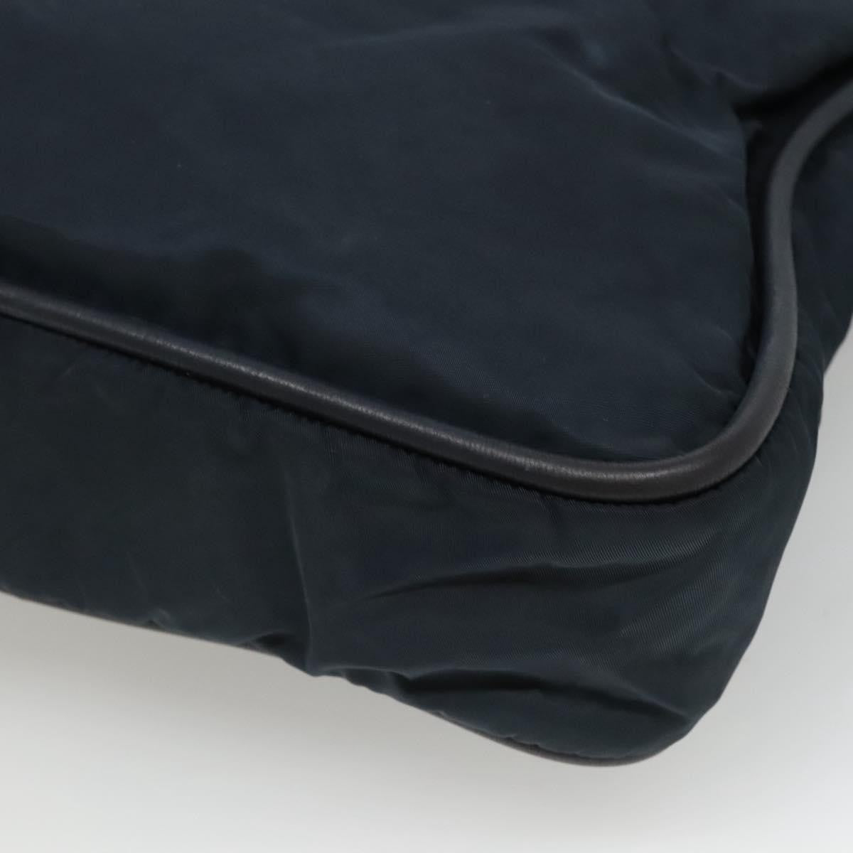 Celine Circle Logo Handbag Nylon, Navy, Nylon, Tote Bag