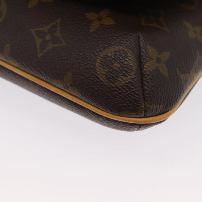 Louis Vuitton Musette Salsa Handbag Monogram Canvas, BROWN, CANVAS, Shoulder bag