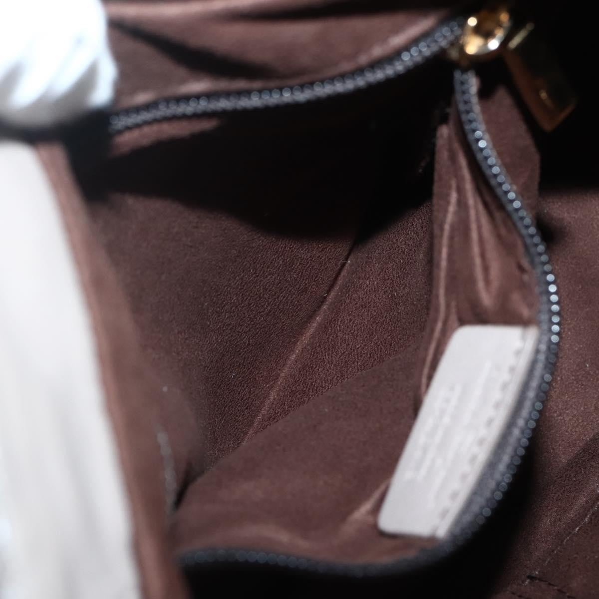 Salvatore Ferragamo Vala Leather, BEIGE, LEATHER, Handbag