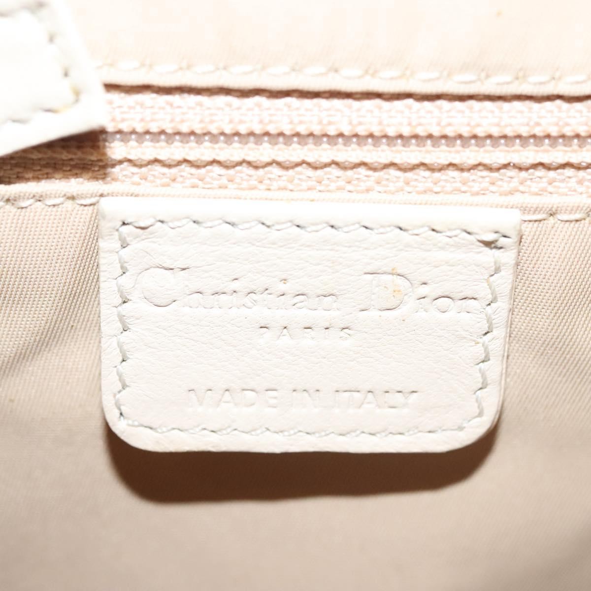 Christian Dior Vintage Trotter Romantique Flap Bag Diorissimo Coated Canvas, BEIGE, CANVAS, Handbag