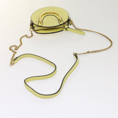 Chloe Pixie Crossbody Bag Leather and Suede, YELLOW, SUEDE, Crossbody bag