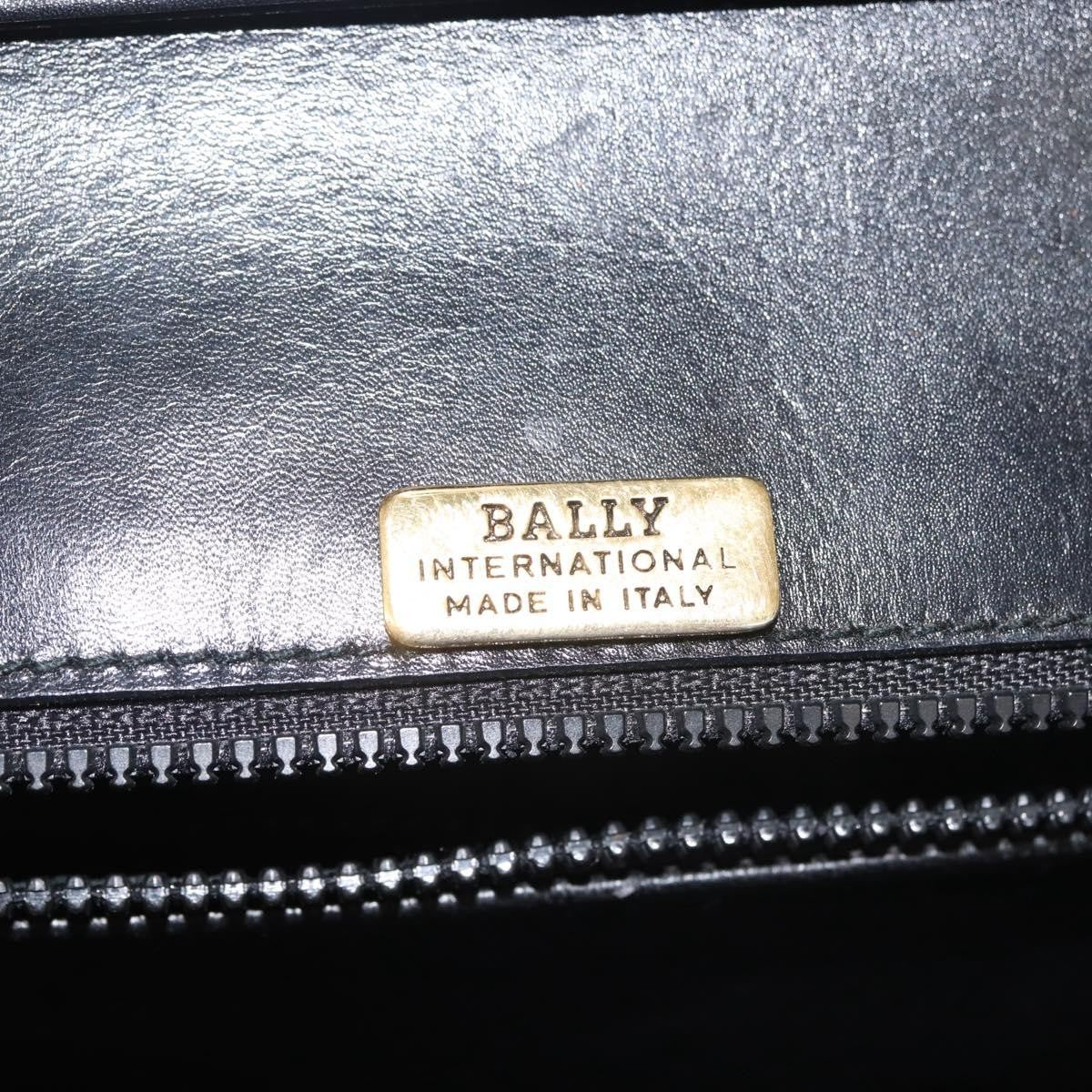 Bally Vintage Shoulder Bag Leather, Black, Leather, Shoulder Bag