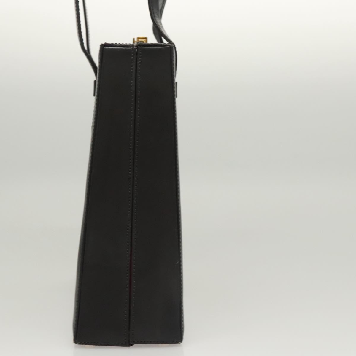 Celine Shoulder Bag Leather, BLACK, LEATHER, Shoulder bag