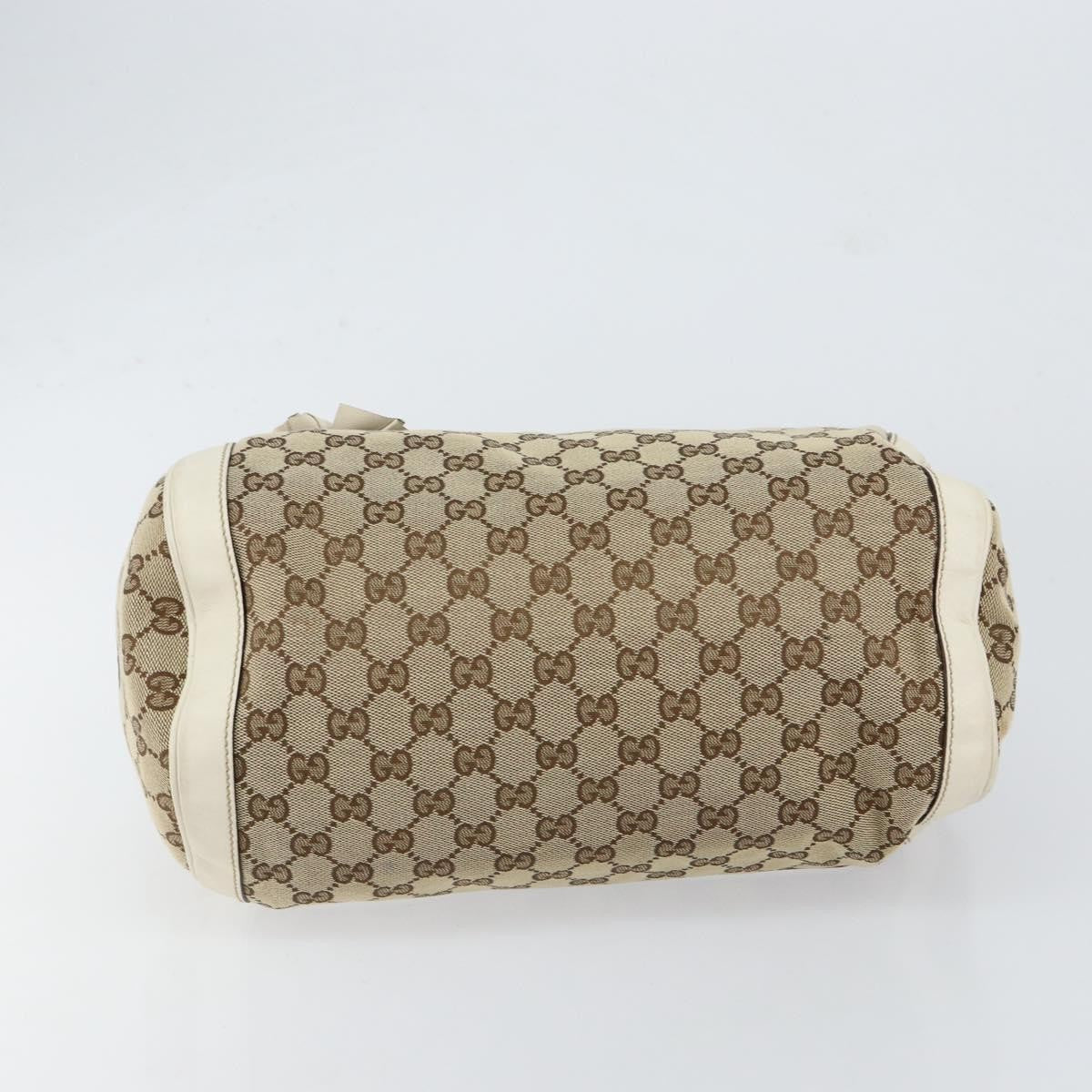 Gucci Trophy Boston Bag GG Canvas, BEIGE, CANVAS, Handbag
