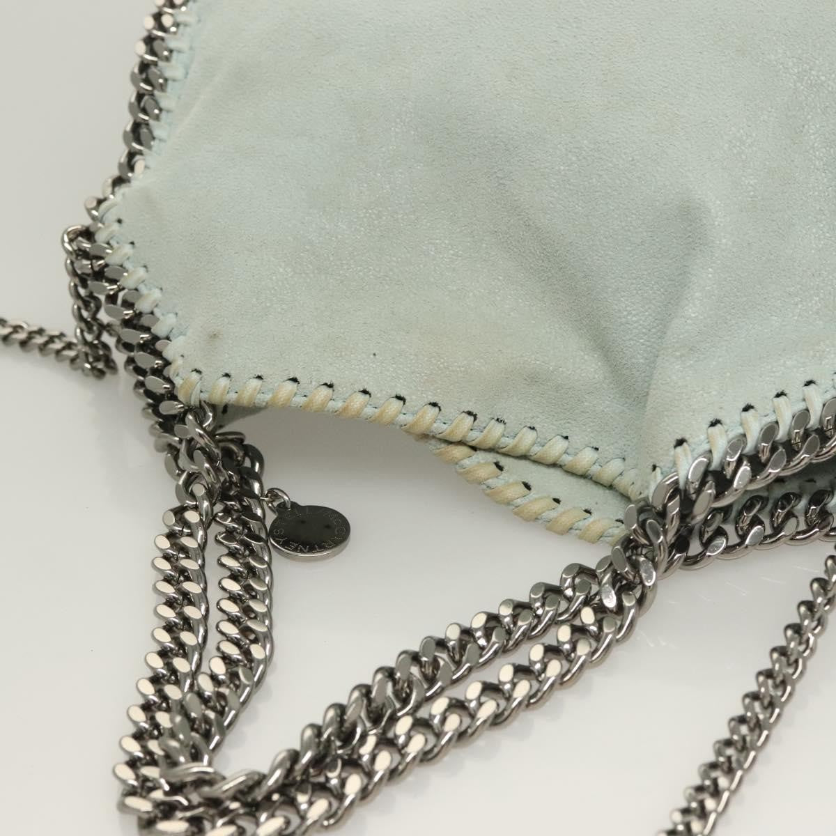 Stella McCartney Falabella Fold Over Crossbody Bag Suede, BLUE, SUEDE, Crossbody bag