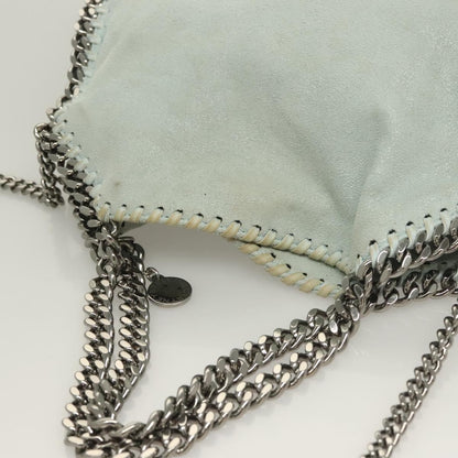 Stella McCartney Falabella Fold Over Crossbody Bag Suede, BLUE, SUEDE, Crossbody bag