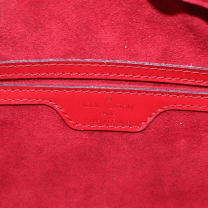 Louis Vuitton Soufflot Handbag Epi Leather, RED, LEATHER, Shoulder bag