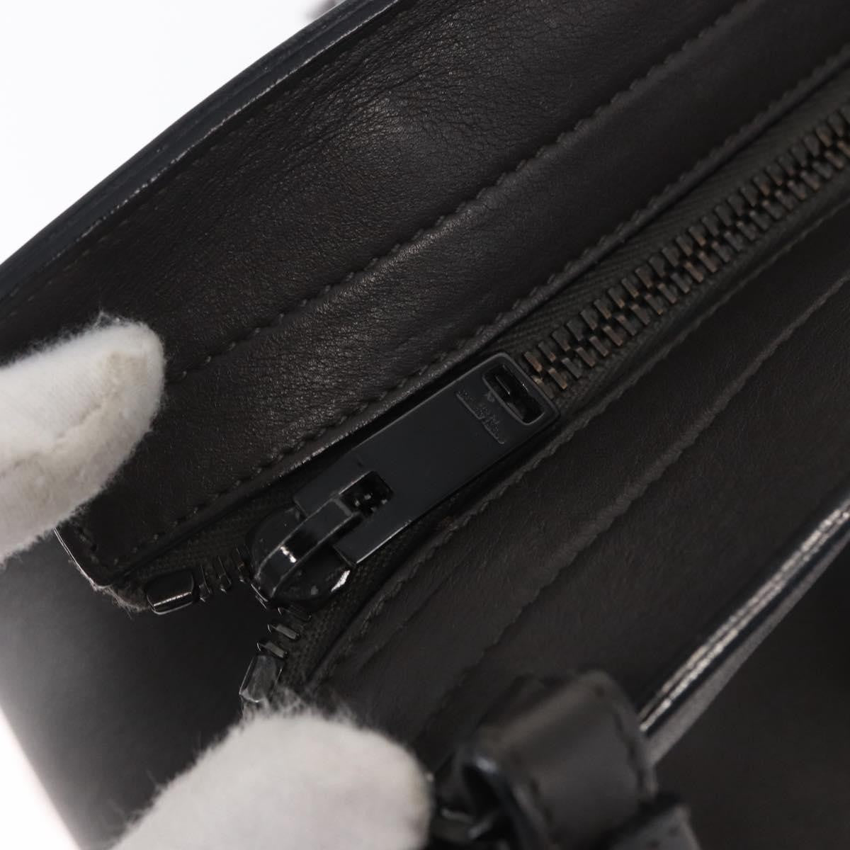 Saint Laurent Monogram Cabas Leather, GRAY, LEATHER, Tote bag