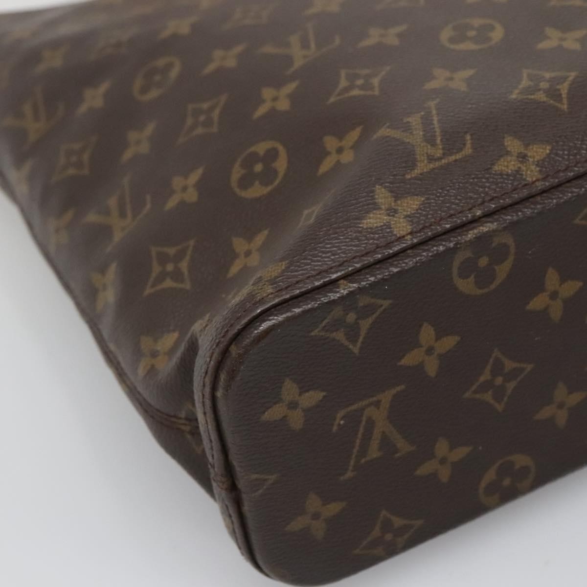 Louis Vuitton Luco Handbag Monogram Canvas, BROWN, CANVAS, Handbag