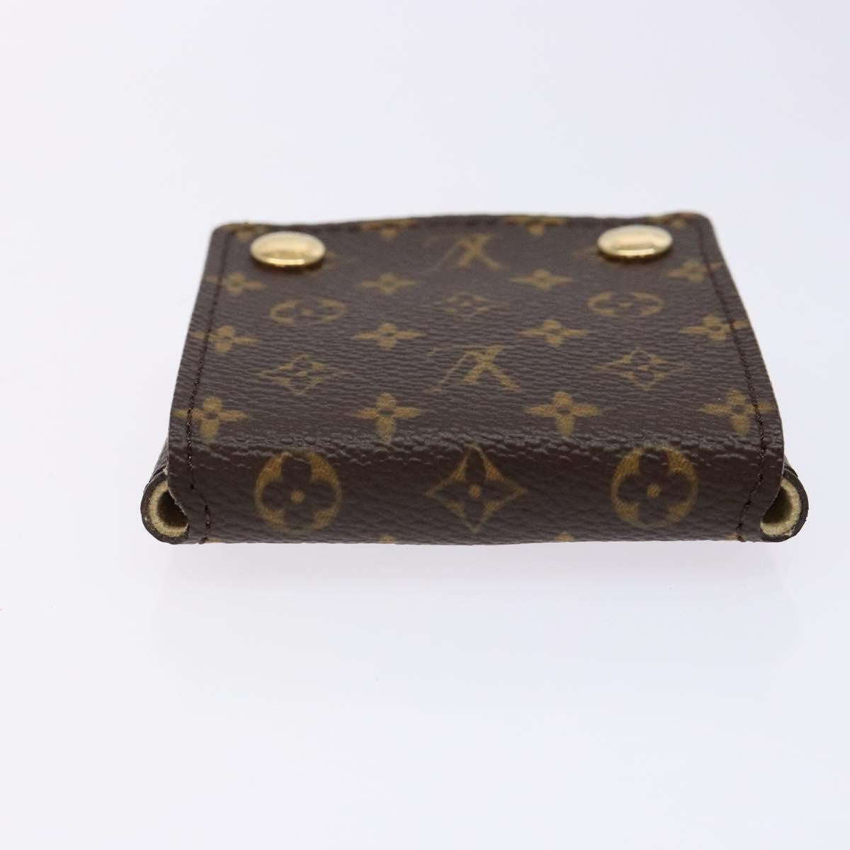 Louis Vuitton CASE JEWELRY BOX Canvas, BROWN, CANVAS, Wallets
