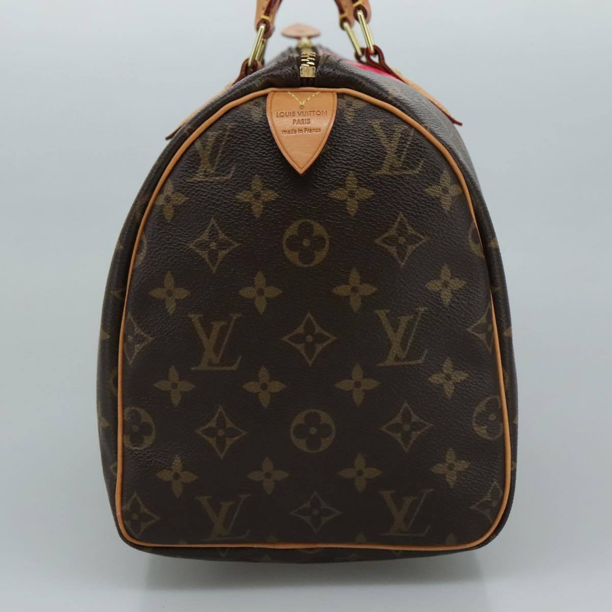 Louis Vuitton Speedy Handbag Limited Edition V Monogram Canvas, BROWN, CANVAS, Handbag