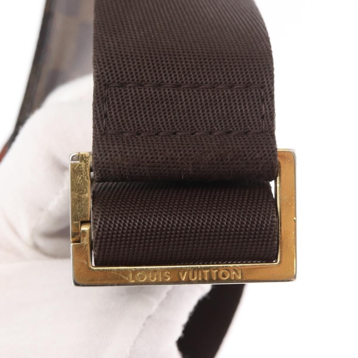 Louis Vuitton Geronimos Waist Bag Damier, BROWN, CANVAS, Shoulder bag