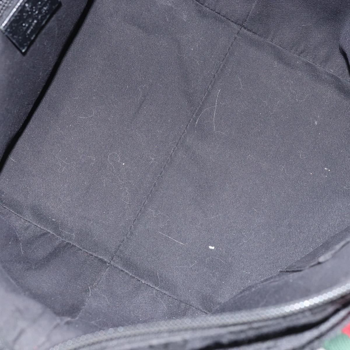 Gucci Web Zip Tote GG Canvas, BLACK, CANVAS, Tote bag