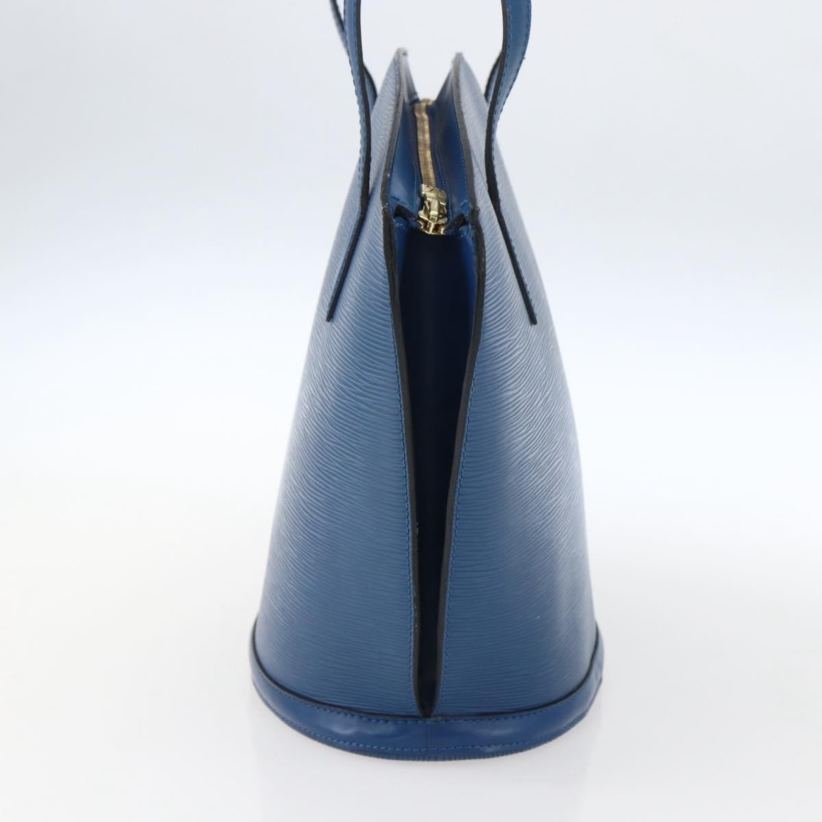 Louis Vuitton Saint Jacques Handbag Epi Leather, BLUE, LEATHER, Shoulder bag