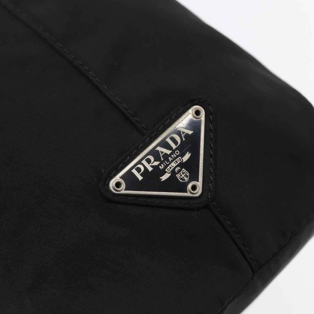 Prada Vintage Handbag Tessuto, Black, Nylon, Handbag