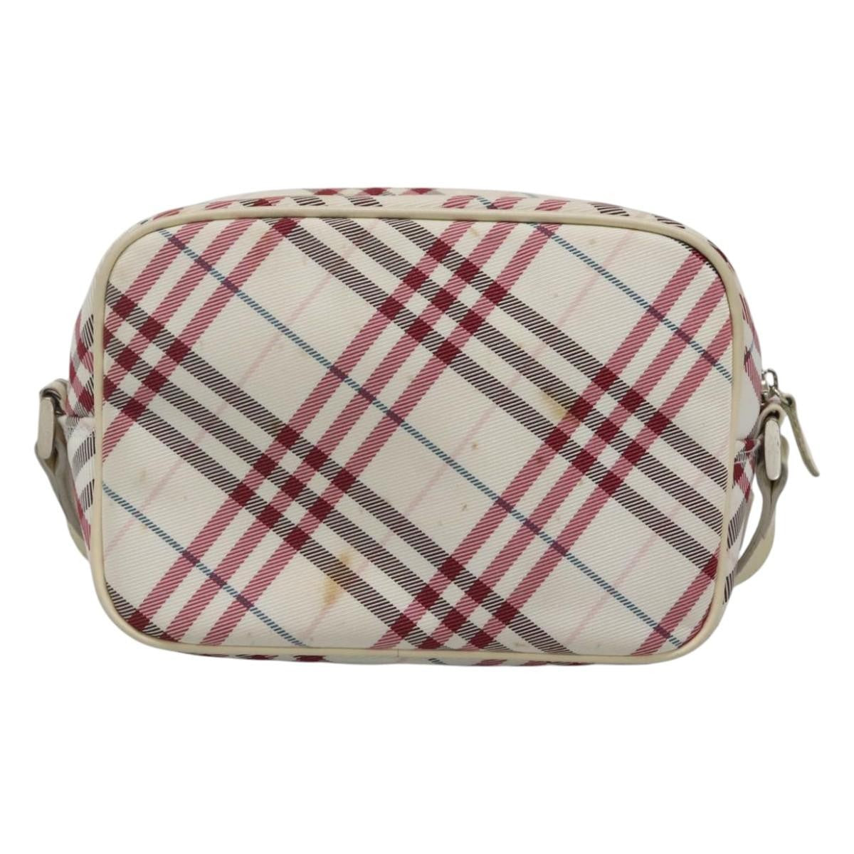Burberry Nova Check Blue Label Nylon, PINK, NYLON, Shoulder bag