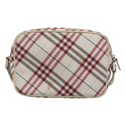 Burberry Nova Check Blue Label Nylon, PINK, NYLON, Shoulder bag