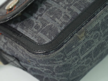 Christian Dior Flight Shoulder Bag Denim, NAVY, DENIM_JEANS, Shoulder bag