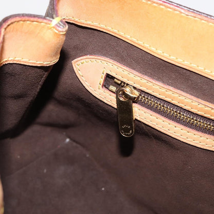 Louis Vuitton Wilshire Handbag Monogram Canvas, BROWN, CANVAS, Handbag