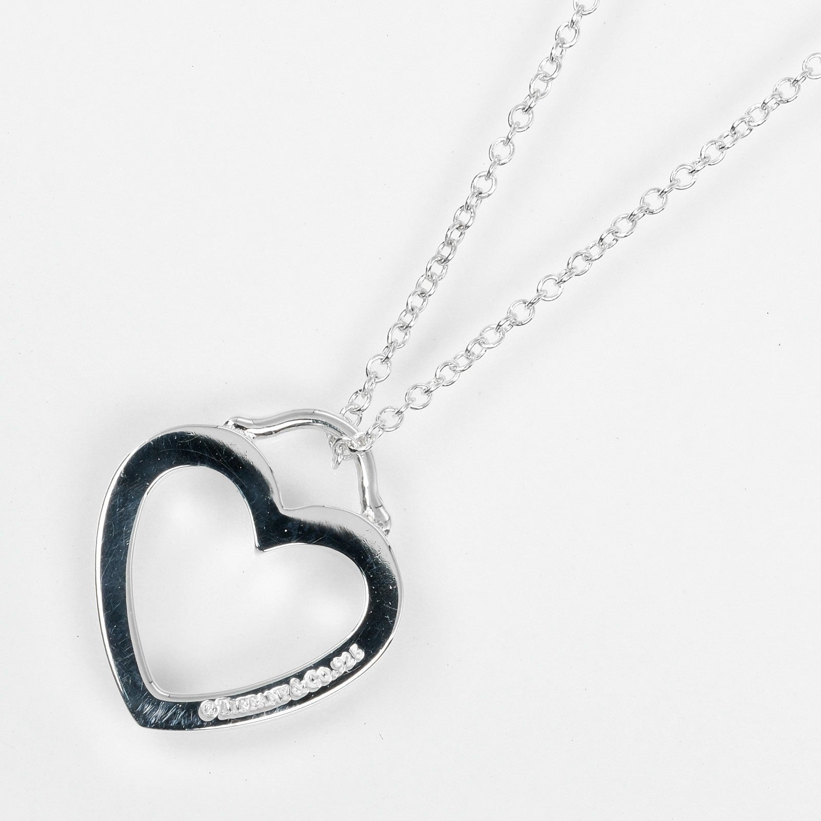 Tiffany & Co. Sentimental Heart Necklace Silver 925, SILVER, SILVER, Necklace