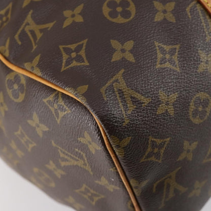 Louis Vuitton Sac Souple Handbag Monogram Canvas, BROWN, CANVAS, Travel bag