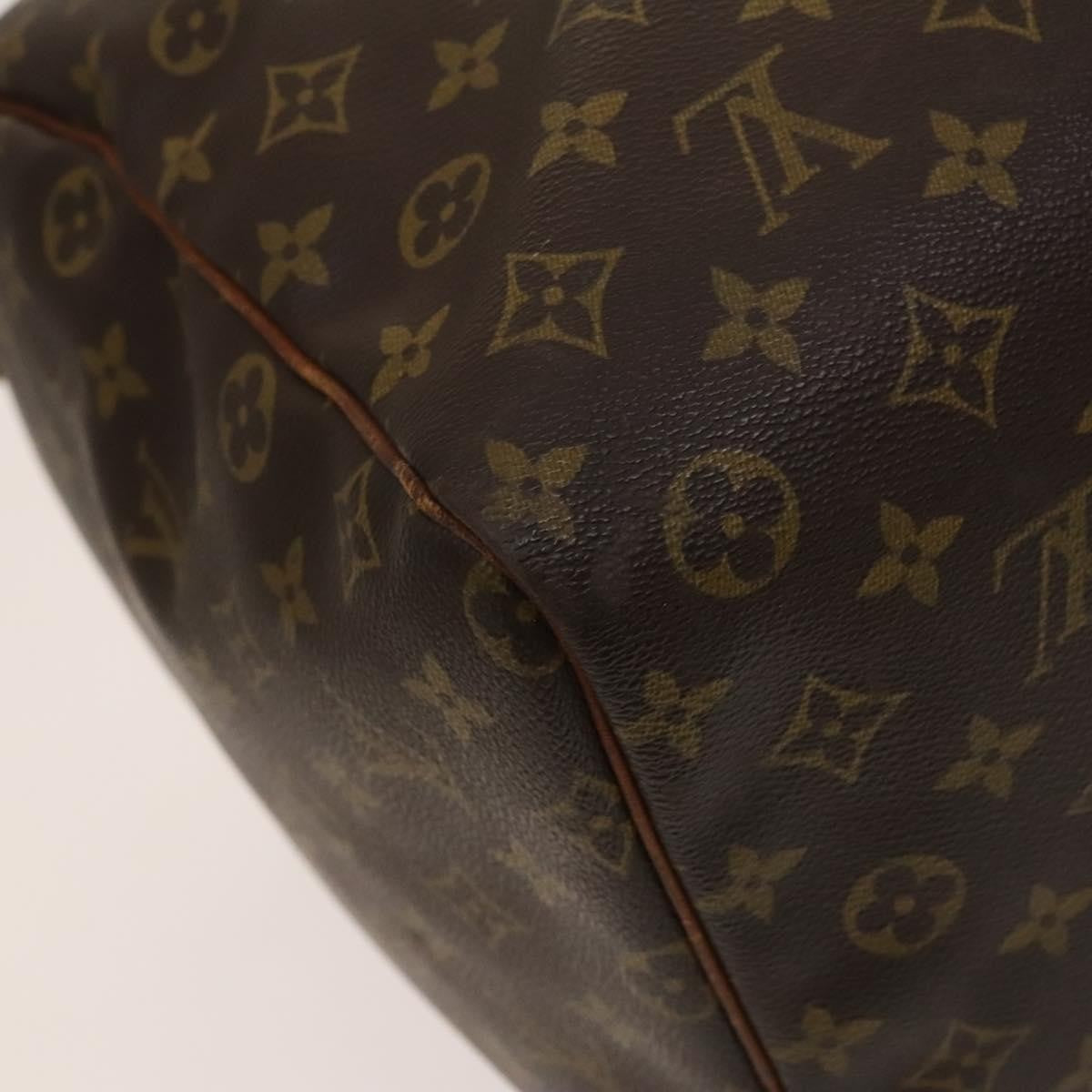 Louis Vuitton Keepall Bag Monogram Canvas, BROWN, CANVAS, Travel bag