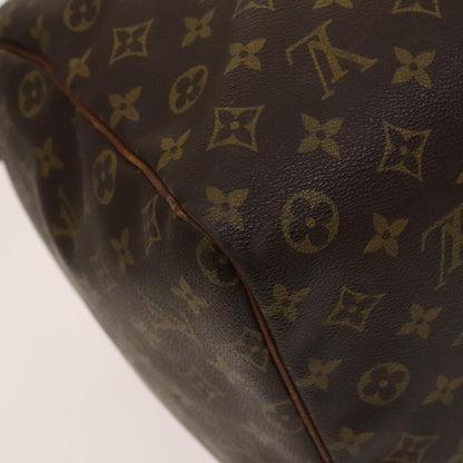 Louis Vuitton Keepall Bag Monogram Canvas, BROWN, CANVAS, Travel bag